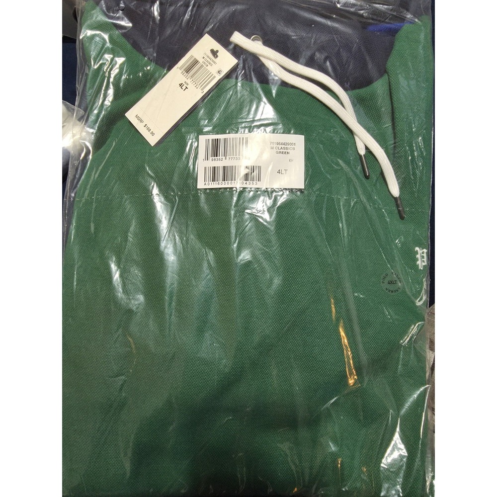 Polo Ralph Lauren Mens Color Blocked Double Knit Mesh Hoodie Men's Size 4XLT NWT - Picture 8 of 8